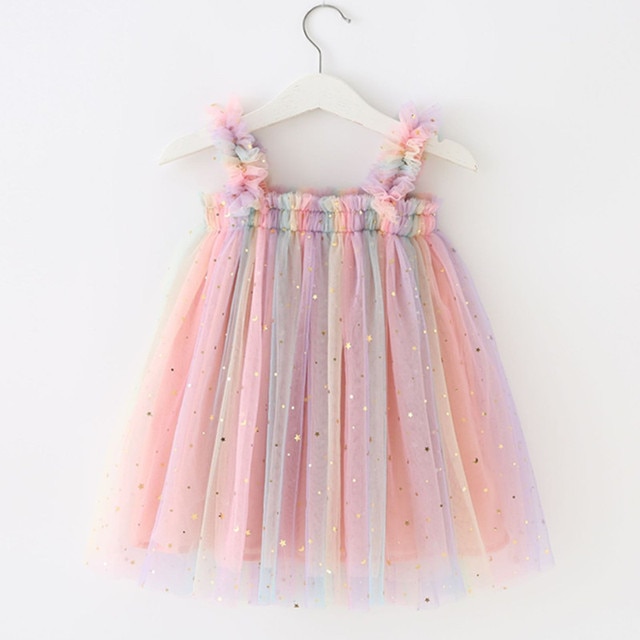 Toddler-Girl-Princess-Dress-Baby-Rainbow-Unicorn-Tulle-Costume-Kids-Summer-Sleeveless-Strap-Dresses-Newborn-Birthday.jpg_640x640 Naomi Girl Dress - Image 1
